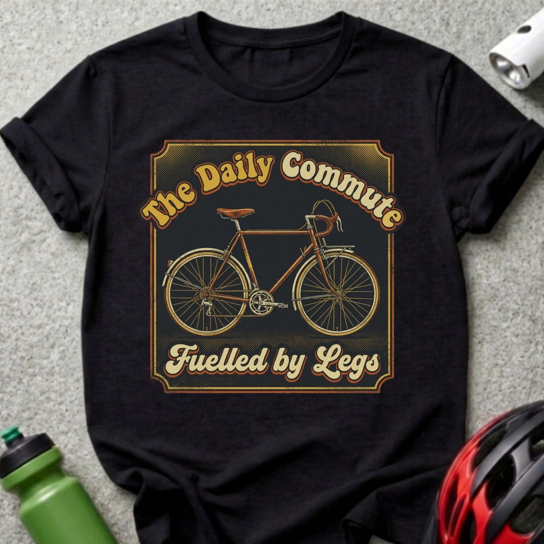 The Daily Commute Fuelled by Legs Bicycle Shirt