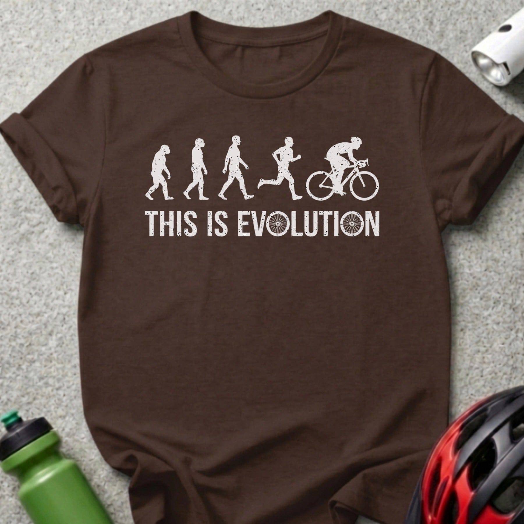 This is Evolution Cycling Graphic Tee Shirt