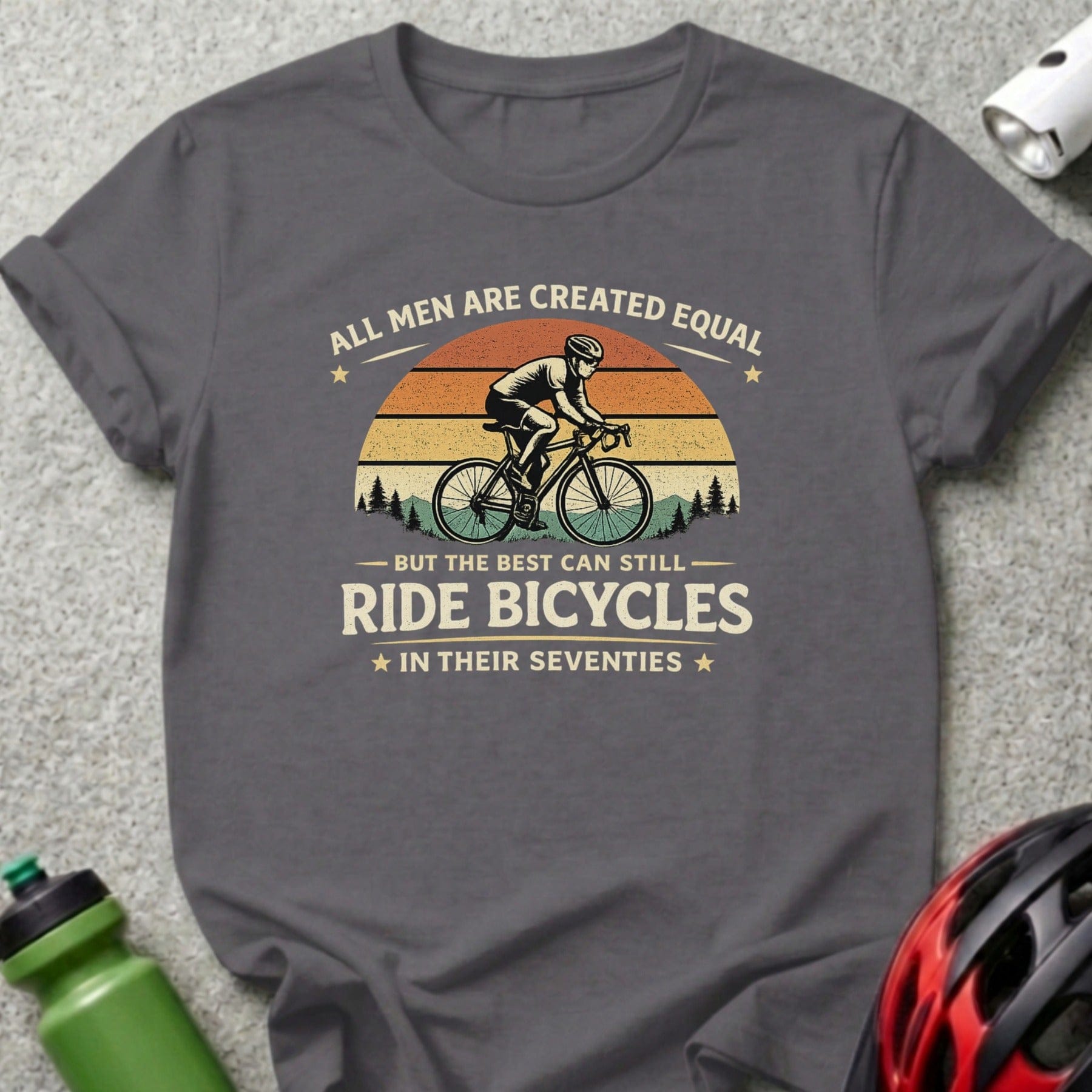 Ride Bicycles In Their Seventies Vintage Style Shirt