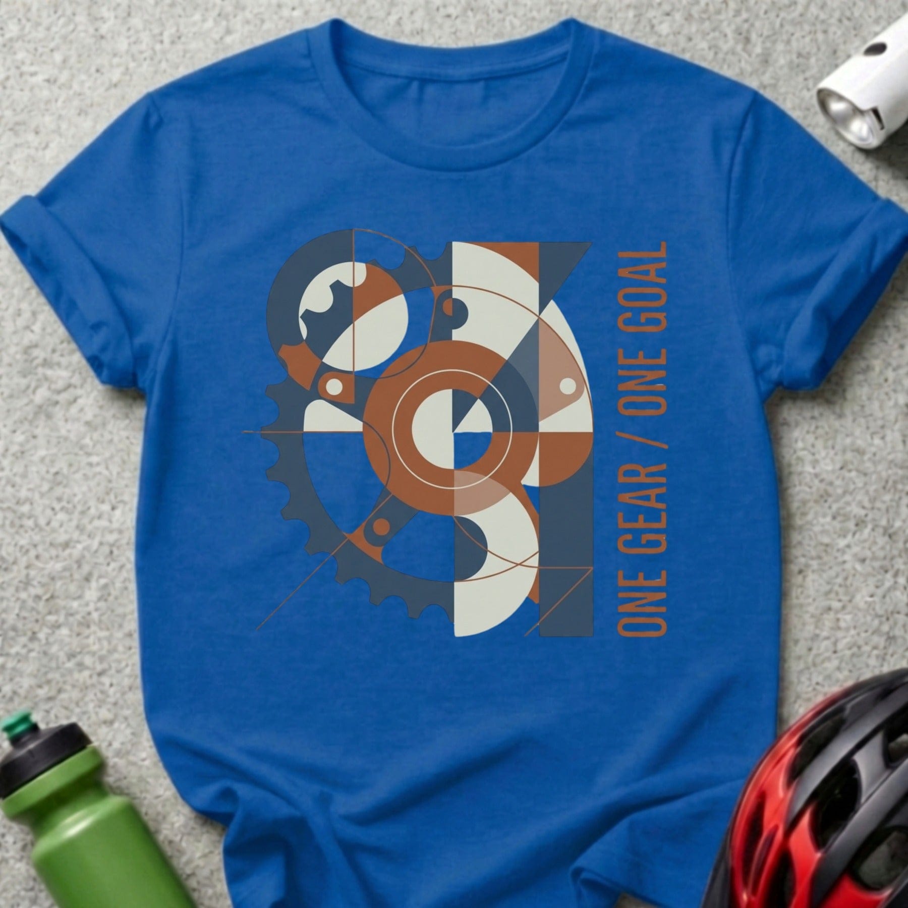 One Gear One Goal Stylish Graphic Tee Shirt