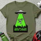 Take Me To The Bike Lanes UFO Cycling Shirt